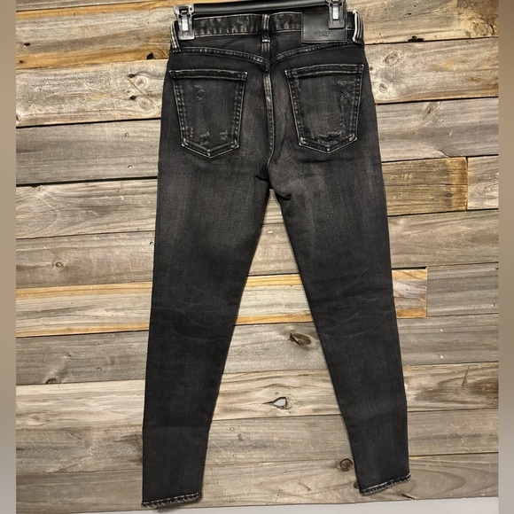 Moussy Vintage Lenwood Skinny Leg Jeans-Color Black- Mid-Rise-4 Pockets-… - Picture 9 of 10